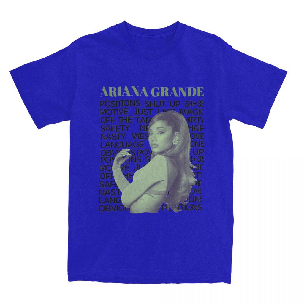Ariana Grandes 2024 Music Tour TShirt Singer Hipster TShirts ShortSleeved Awesome Tops Summer Cotton Plus Size Tees