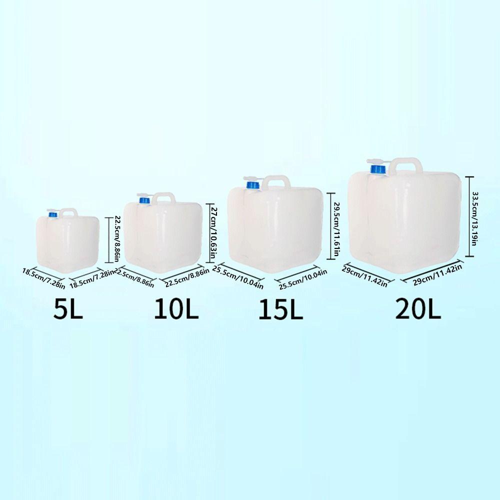 5-20L Collapsible Bucket Leakproof Outdoor Water Container Foldable Water Canister  Outdoor