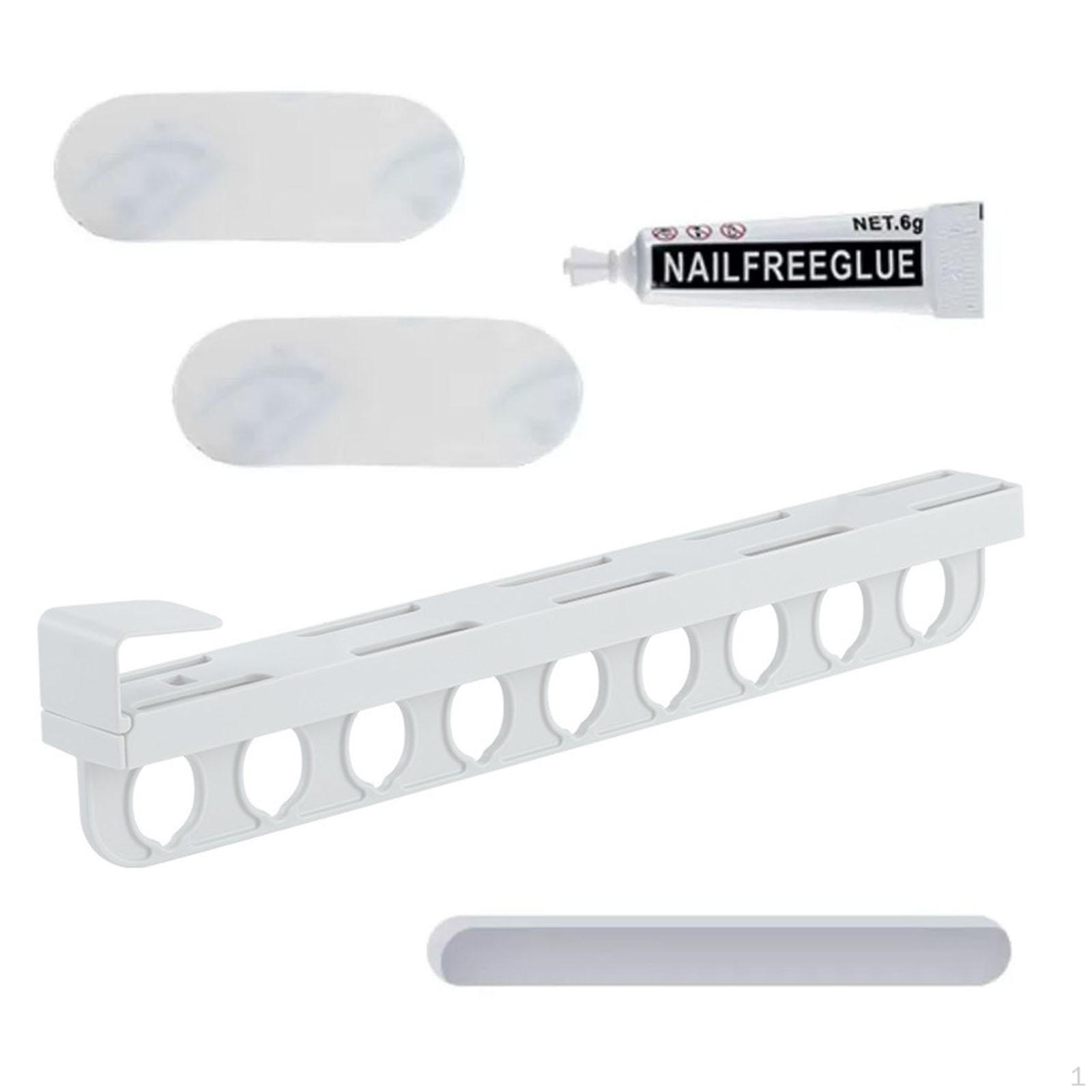 Выдвижная вешалка для брюк органайзер для шкафа и вешалка для хранения одежды белый 980₽