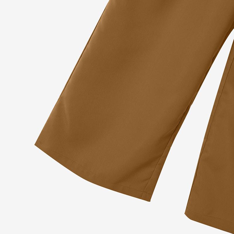 ZANZEA Lässiges zweiteiliges Anzug-Set für Damen mit 3/4-Ärmeln, Bluse und Hose