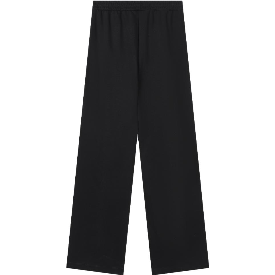 FILA 2023 Autumn New French Logo Woven Straight Leg Casual Pants Men Pants Deep-Black F11W338603FBK