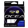SHIMANO Ocea EX8 PE Fishing Line Line, 200m, No. 2, 40.0lb, Multicolor, PL-068L
