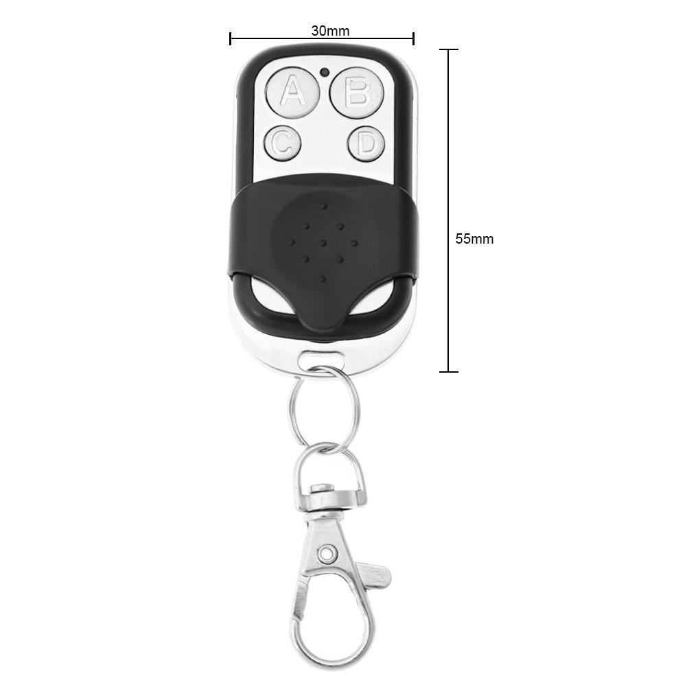 Universal 433MHz Remote Control Cloner 4 Button Garage Door Gate Opener 5pcs Set