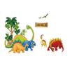 Cartoon, Animal Dinosaur Stickers, Children's Room Wall Decoration, Kindergarten, Class Wall Decoration, Wall Stickers, Home Decoration Stickers