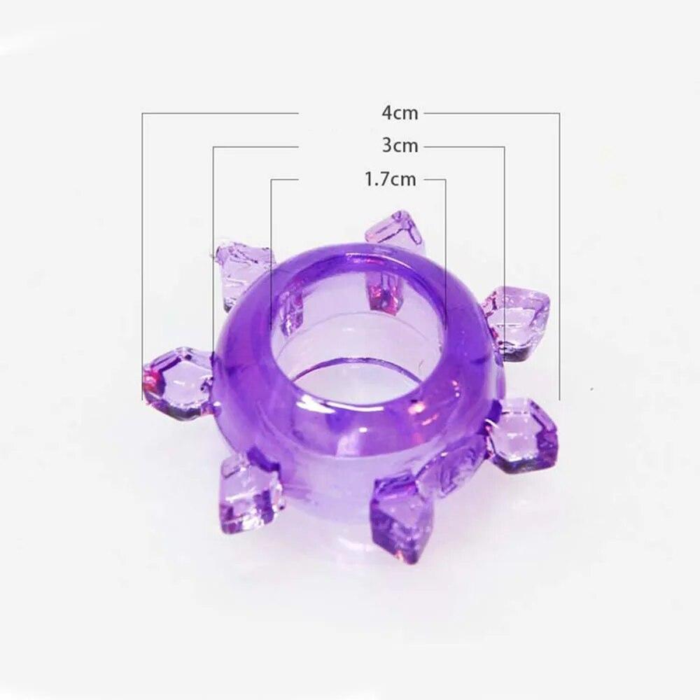 Cock Ring TPE Penis Lock Rings Male Reusable Delay Ejaculation Ring Scrotum Bondage Goods Couple Cock Erection Erotic Toys