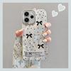 Applicable to opporeno15pro mobile phone case anti-drop belt hanging chain OPPOreno15 niche set polka dot bow