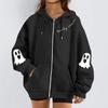 Women's Fashion Casual Long Sleeve Solid Color Hooded Sweatshirt Tops