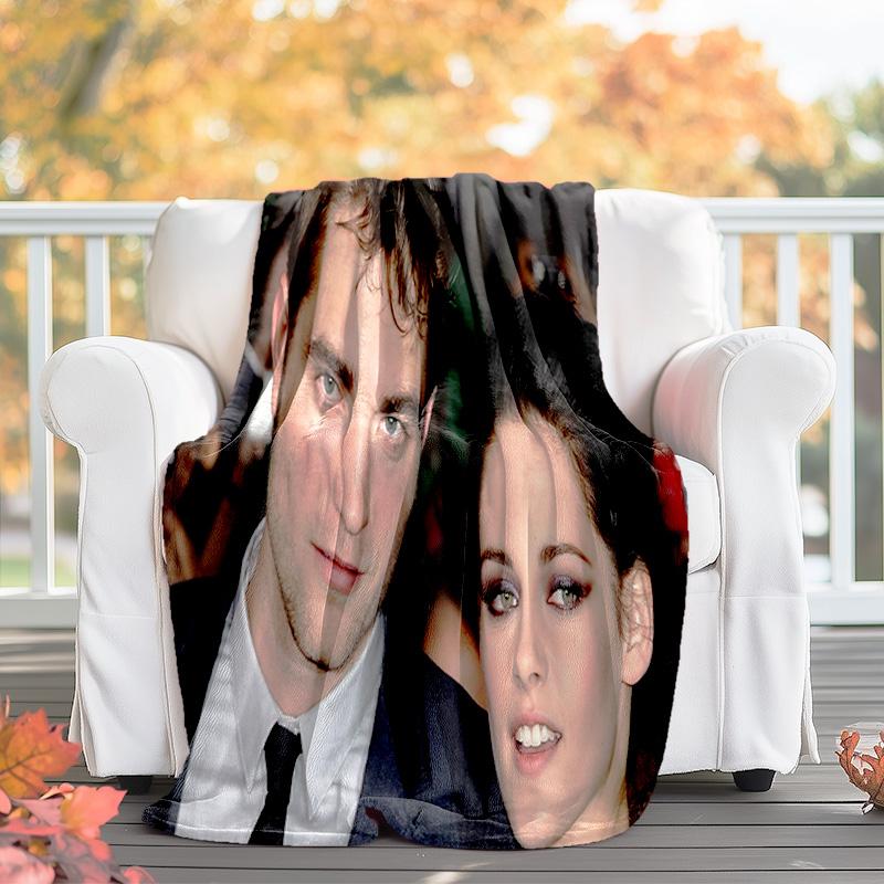 1pc The movie, Twilight pattern blanket, all season lightweight home office outdoor nap multifunctional blanket
