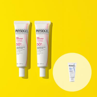 Rote beruhigende AI Relief-Maske (5 Blätter)