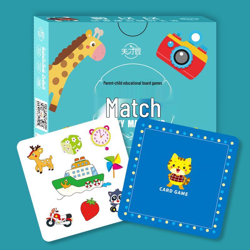 Crazy Matching Baby Card Game: Children s Educational Memory Training Set