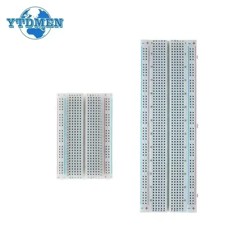MB102 Breadboard Stromversorgungsmodul 3,3V/5V MB-102 830 Punkte Prototypen-Breadboard + 65 Stück Jumper-Kabel DIY für Arduino-Kit