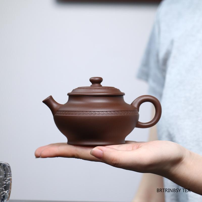 170ml Chinese Tradition Yixing Purple Clay Teapot Master Handmade Zisha Tea Pot Household Beauty Kettle Tea Set Teaware Gifts