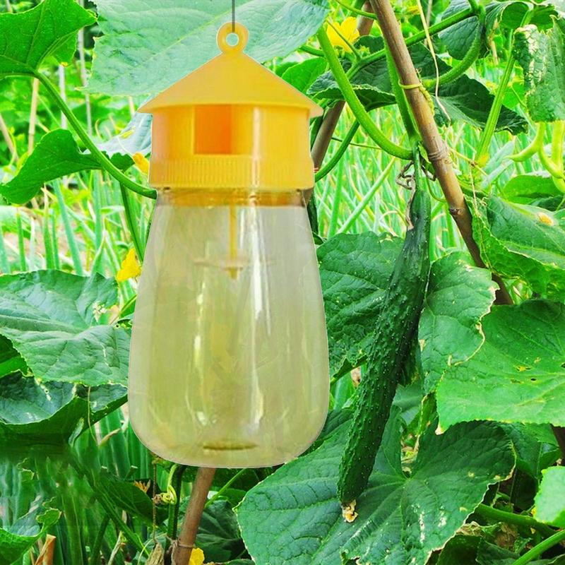 Wespenfalle Fänger Blumenform Fliegender Trichterfalle Bienen Wespen Fänger Garten Außen Hängendes Kontrollwerkzeug