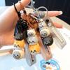 Whimsical Cat Jinnew And Fish Stack Keychain Delightful Resin Key Ring Perfect For Gifts