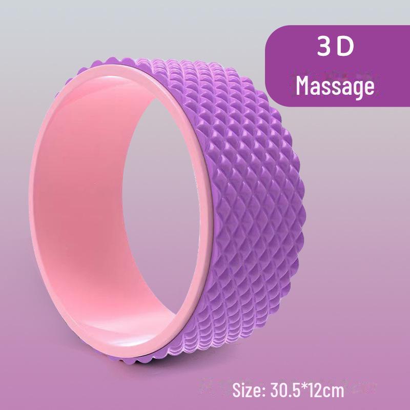 

Колесо для йоги для начинающих: Тренажер для раскрытия плеч, роликовый тренажер для прогиба спины, тренажер для похудения ног и талии, оборудование для фитнеса и пилатеса.