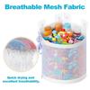 Wall Hanging Baby Bath Mesh Bag Large Capacity Kids Toy Storage Basket