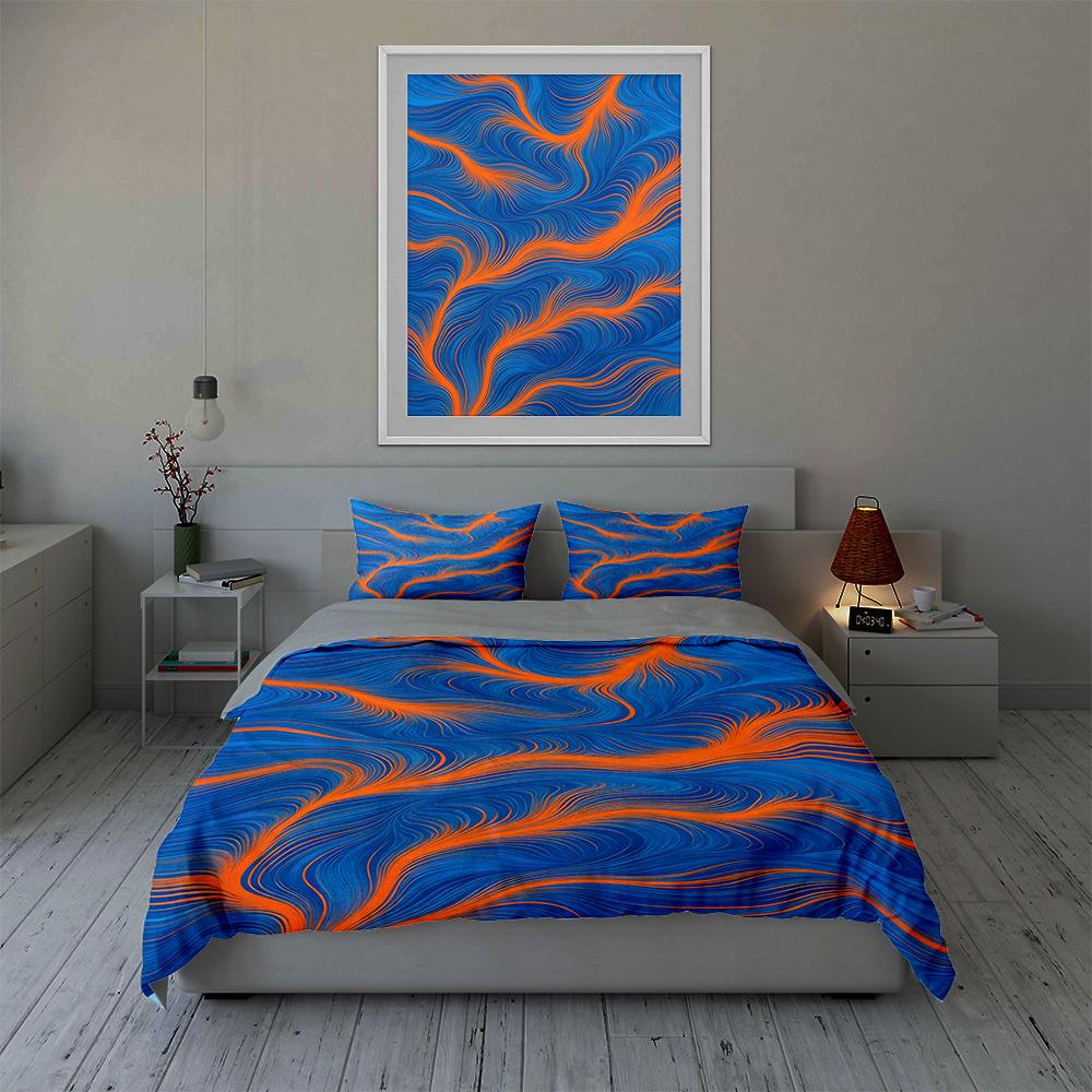 Swirling, Vibrant, Dynamic. Bedding Duvet Cover Sets Duvet Covers Pillowcases Gifts (1 * Duvet Cover 2 * Pillowcases, Without Duvet Insert)