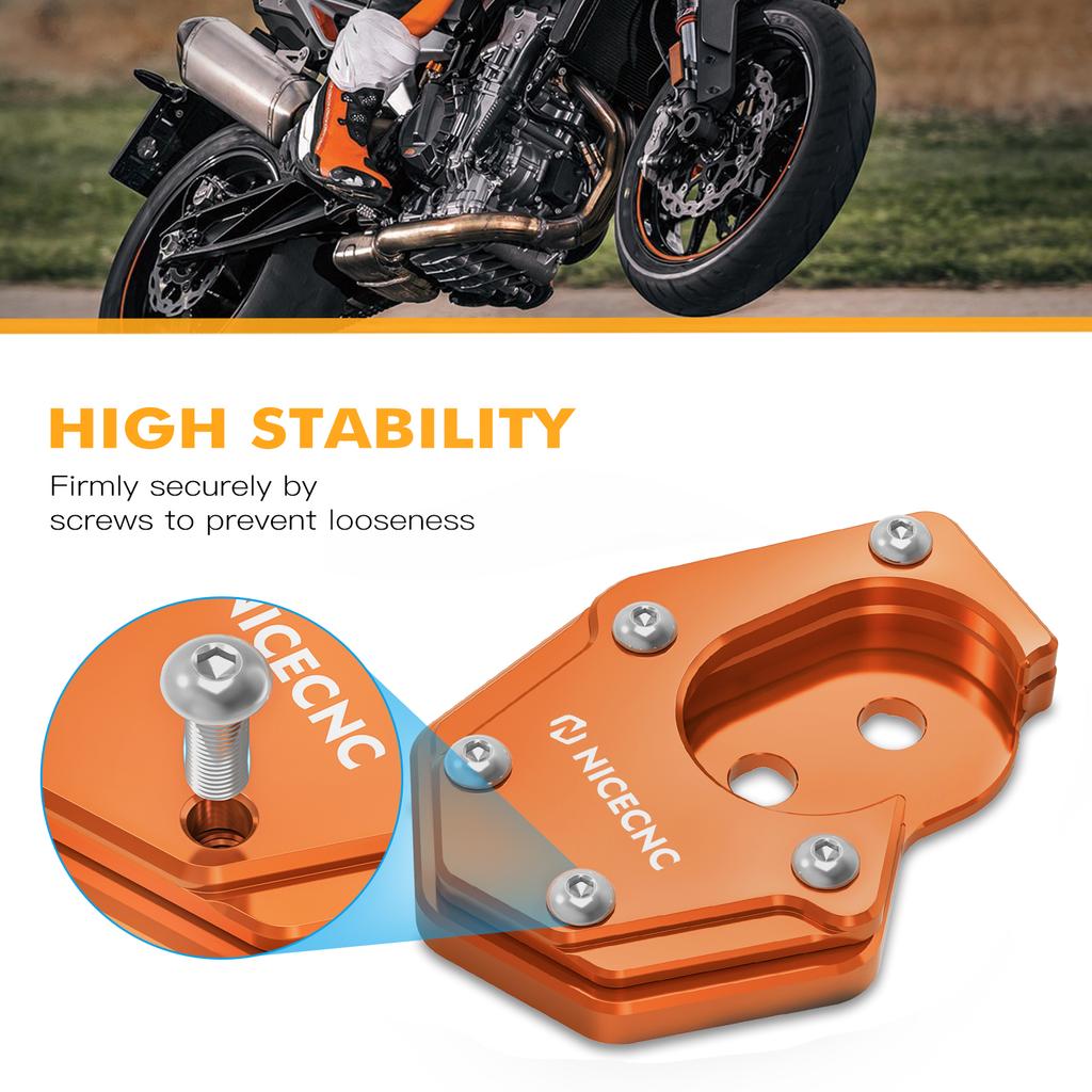 Side Stand Kickstand Footstand Enlarger For KTM 690 Enduro R/SMC R 790/890 Adventure Rally/R 1290 Adventure R Husqvarna 701