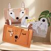 Felt Bedside Storage Bag Cartoon Bedside Organizer Sofa Bed Book Phone Remote Control Hanging Storage Bag Couch Holder Pocket