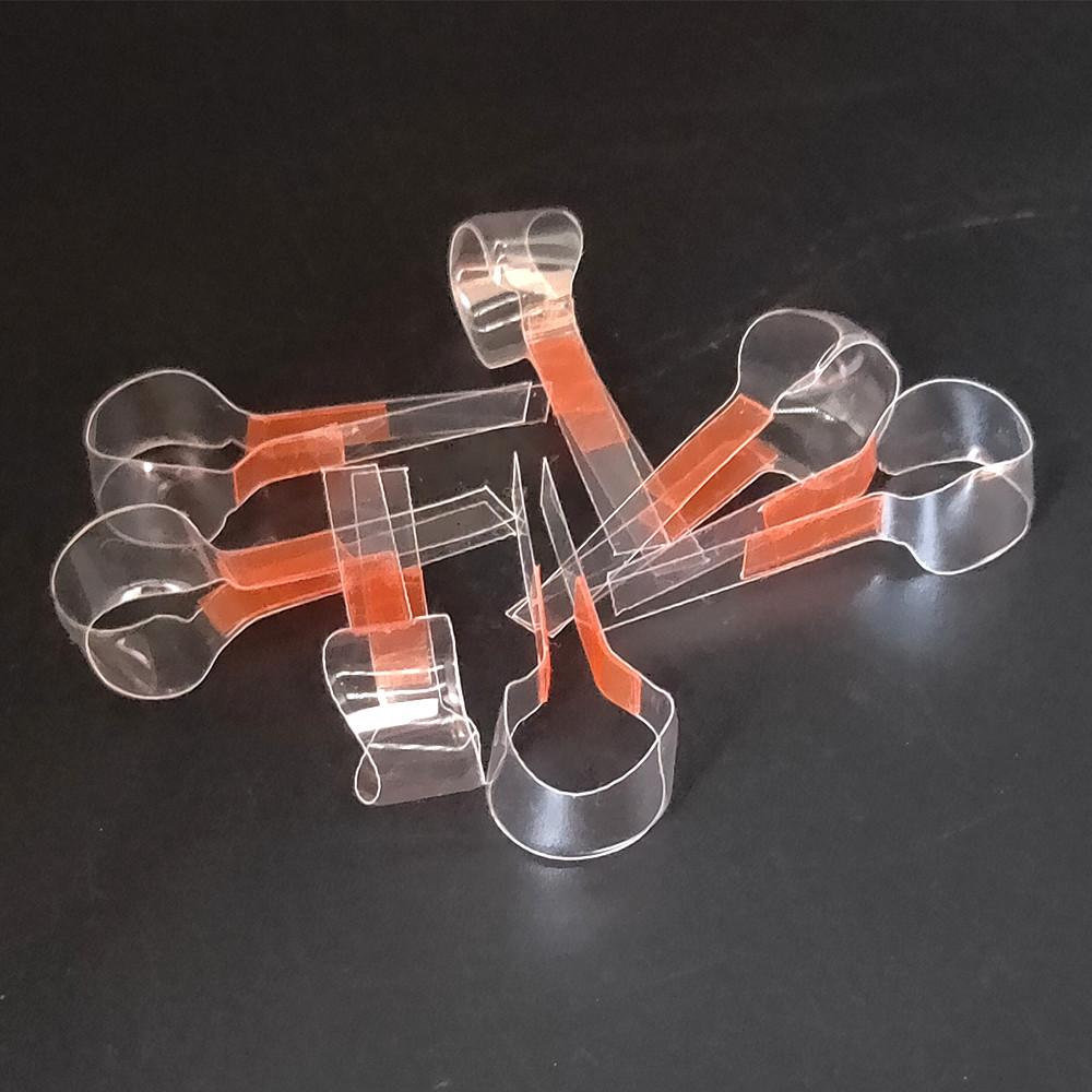 Matrice profilée sectionnelle transparente auto-adhésive dentaire pour matrices de Polyester de molaires prémolaires