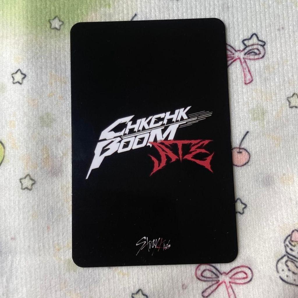 [USED] Seungmin ATE StrayKids CHKCHK BOOM Sanok Trading Card