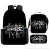 UK Virtual Band Gorillaz Kids' Cartoon Backpack - Dual Use Shoulder/Crossbody Bag