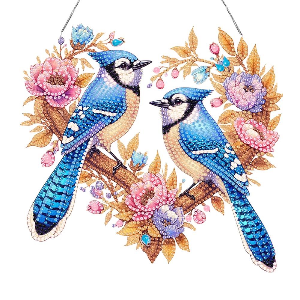 

DIY 2D Flat Acrylic Special Shaped Diamond Art Pendant for Home Decoration and Gift