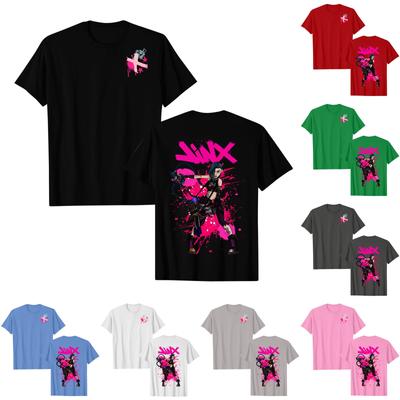 Lässiges, tägliches T-Shirt mit Rundhalsausschnitt und Aufdruck für Damen, kurzärmelig, Buchstaben-Oberteil