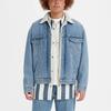 Levis FW22 Solid Color Button-Down Long Sleeve Denim Jacket Men jackets Blue A3180-0000