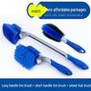 Heavy-Duty Car Tire and Wheel Rim Cleaning Brush