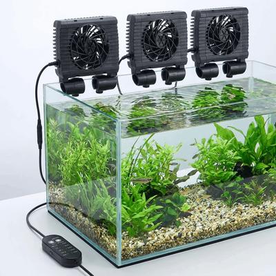 Mute Operation Fish Tank Cooler Adjustable Wind Speed Aquarium External Fan Aquarium Farming