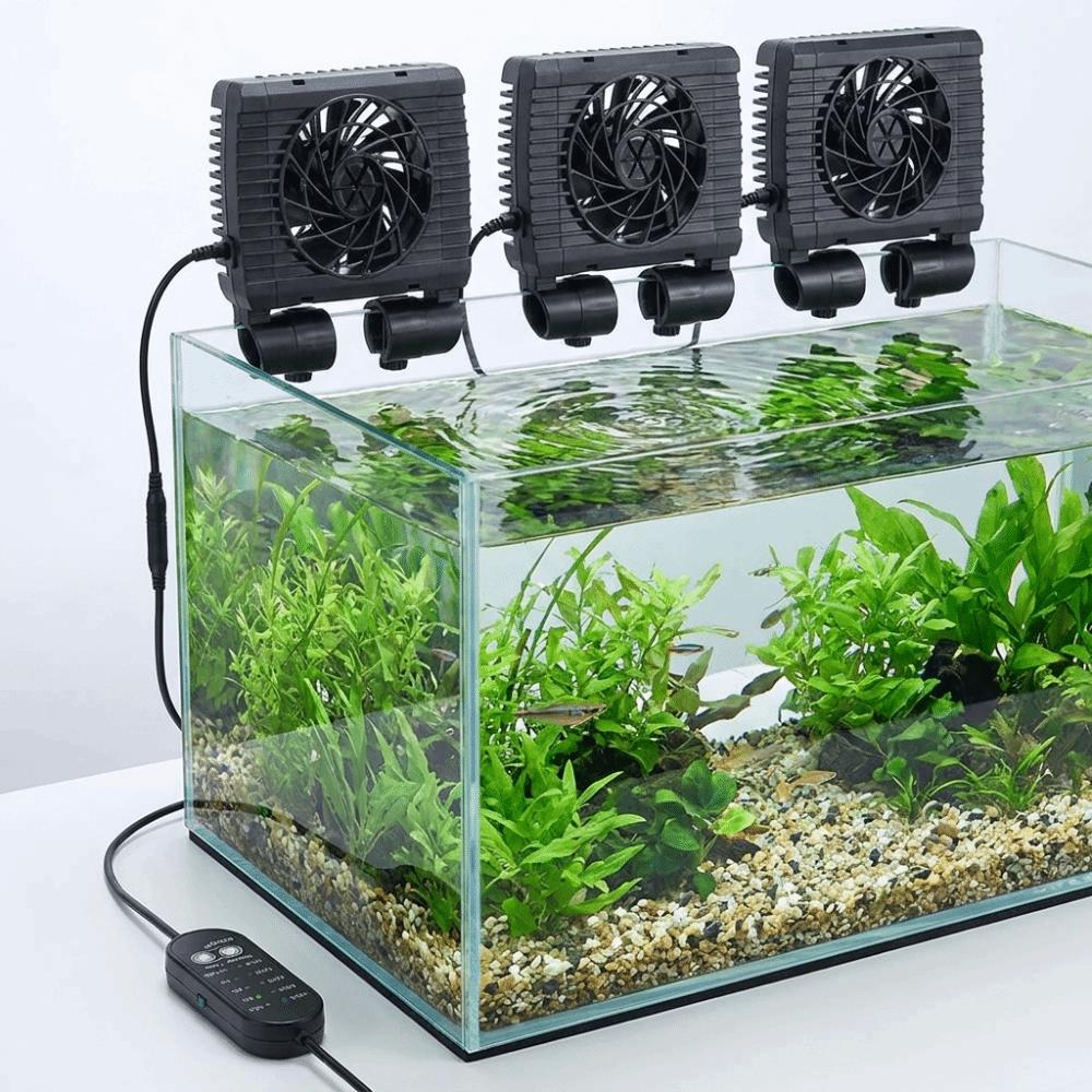 Adjustable Wind Speed Fish Tank Cooler Mute Operation Aquarium Chiller Fan Aquarium Farming
