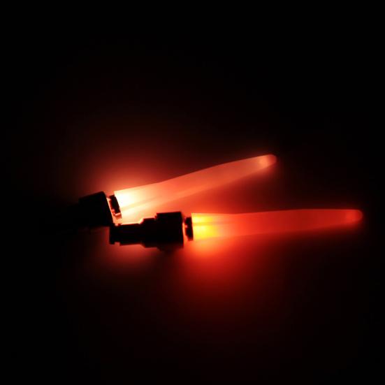 2Pcs Bicycle Night Safety Warning Lamp Bike Tire Valve Caps Wheel LED Light