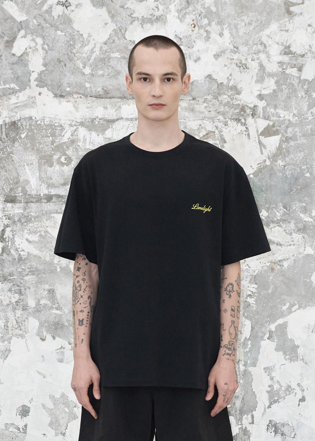 Футболка с логотипом Limelight Apparel (Черный/Лаймлайт) Limelight/M