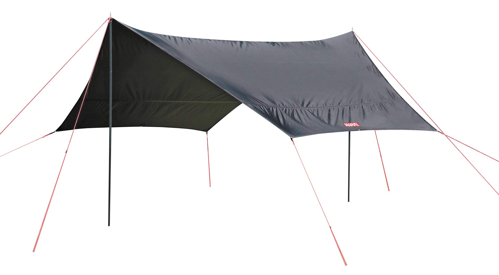 

CAPTAIN STAG Marvel Tent Tarp Hexatarp 400 x 420 x обработка H220 В комплект входит сумка для переноски Коробка [На 4-6 человек] [Размер см] УФ/ПУ логотип/Черный MA-1082