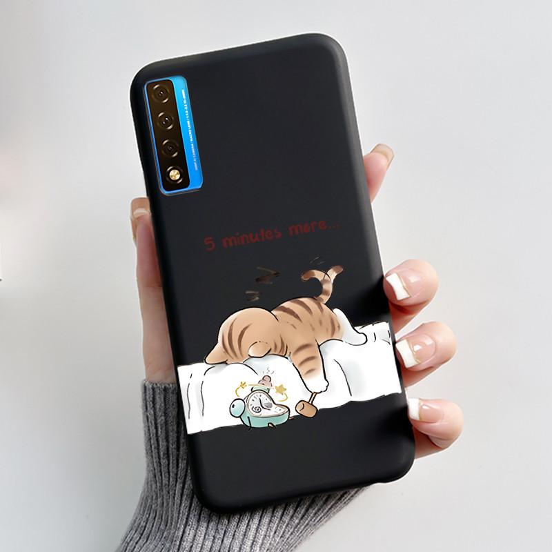 Case For TCL 20S 20L 20L+ 20 Pro 5G Luxury Cute Love Rabbit Funny Black Soft Silicone Phone Case For TCL20 20Pro 5G Back Cover