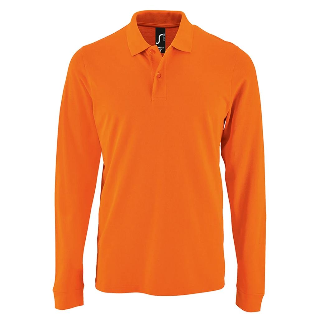 SOLS Mens Perfect Long Sleeve Pique Polo Shirt