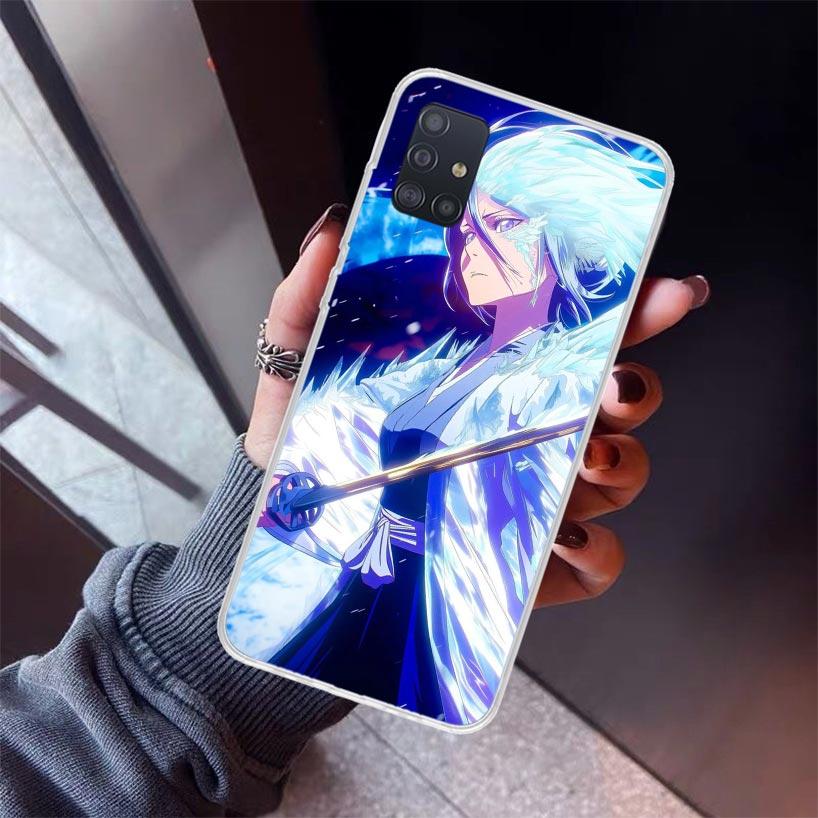 Bleach Kuchiki Rukia Phone Case For Samsung Galaxy A12 A52S A42 A32 A22 A51 A50 Note 20 Ultra 10 S10 Plus A71 A70 A31 A30 A10S G