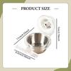 Bird Feeder for Cage Accessories Clear Easy To Clean Portable Acrylic Parakeet Food