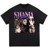 [SÄUREGEWASCHEN AUSGEFRANST] Shania Twain Merch T-Shirt - Klassische Designs von Shania Sh