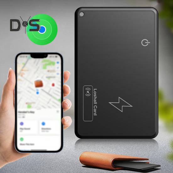 Wireless Charging Wallet Tracker Card Ultra-Thin Design Portable Bluetooth-compatible GPS Locator Waterproof Thin Item Finder