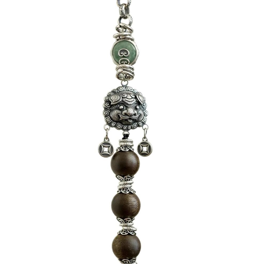 Used S925 Sterling Silver Golden Lion Tassel Bracelet - Women's Simple & Versatile Accessory