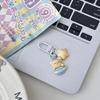 Cute Bear School Bag Pendant Keychain Accessory