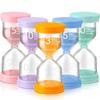 1PC 5\15\30min Hourglass Plastic Children's Toy Timer Creative Birthday Gift Couple Commemorative Gift Tabletop Ornament