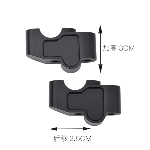 LEDISHUN Handlebar Riser Up for Honda CB400F CB400X CB500F CB500X All Years