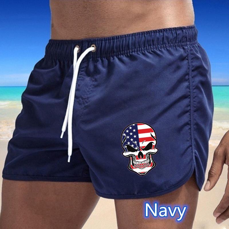 BBK-45 2025 Summer Men's Quick-Drying Swim Trunks Sports Pants Swimwear Beach Shorts Jogging Shorts