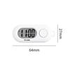 Key Display Digital Electronic Clock Keychain Oval Watch Mini LED Digital Clock  Backpack