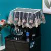 Dust-proof Tea Bar Machine Cover Lace Barrel Dust Cover  for Home Office Decoration