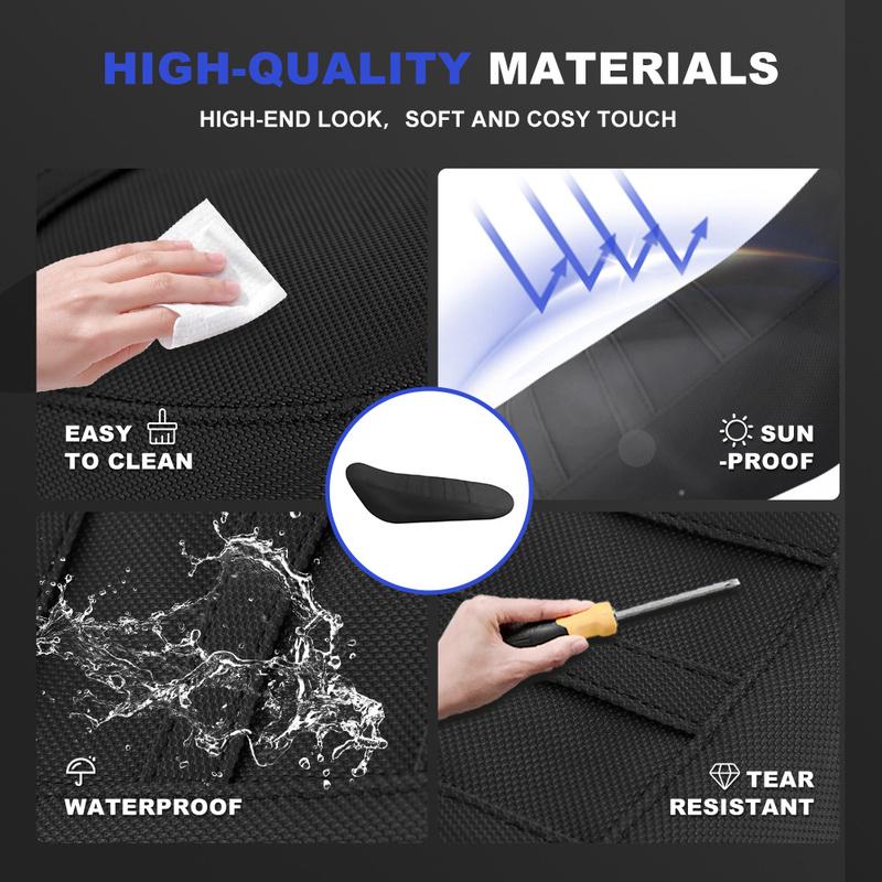 Motorcycle Waterproof Non-Slip Seat Cover Striped Grip Gripper Seat Cushion Cover For E Ride Pro S / SS SUR-RON  MX / X