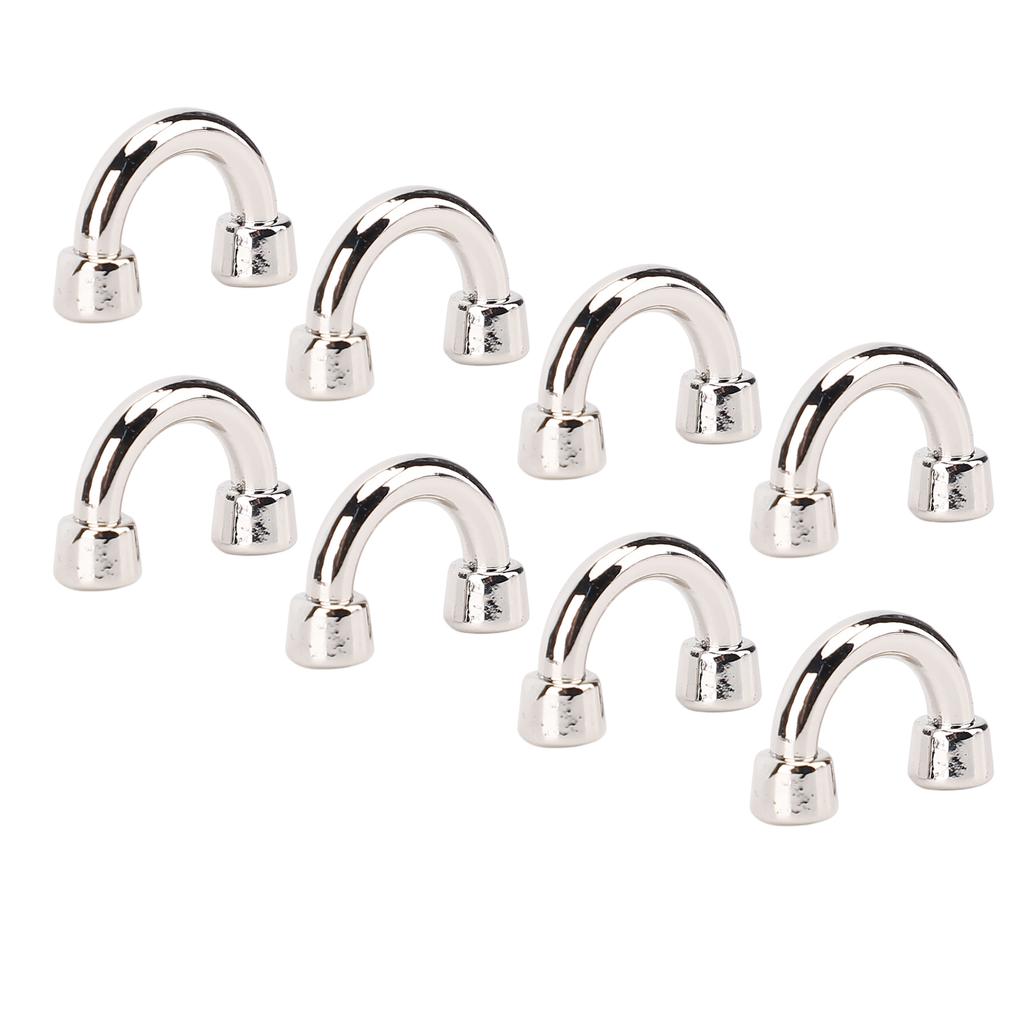 Metal D Ring Connector Buckles Arch Bridge D Ring Buckle Chain Strap Connector with Screws for